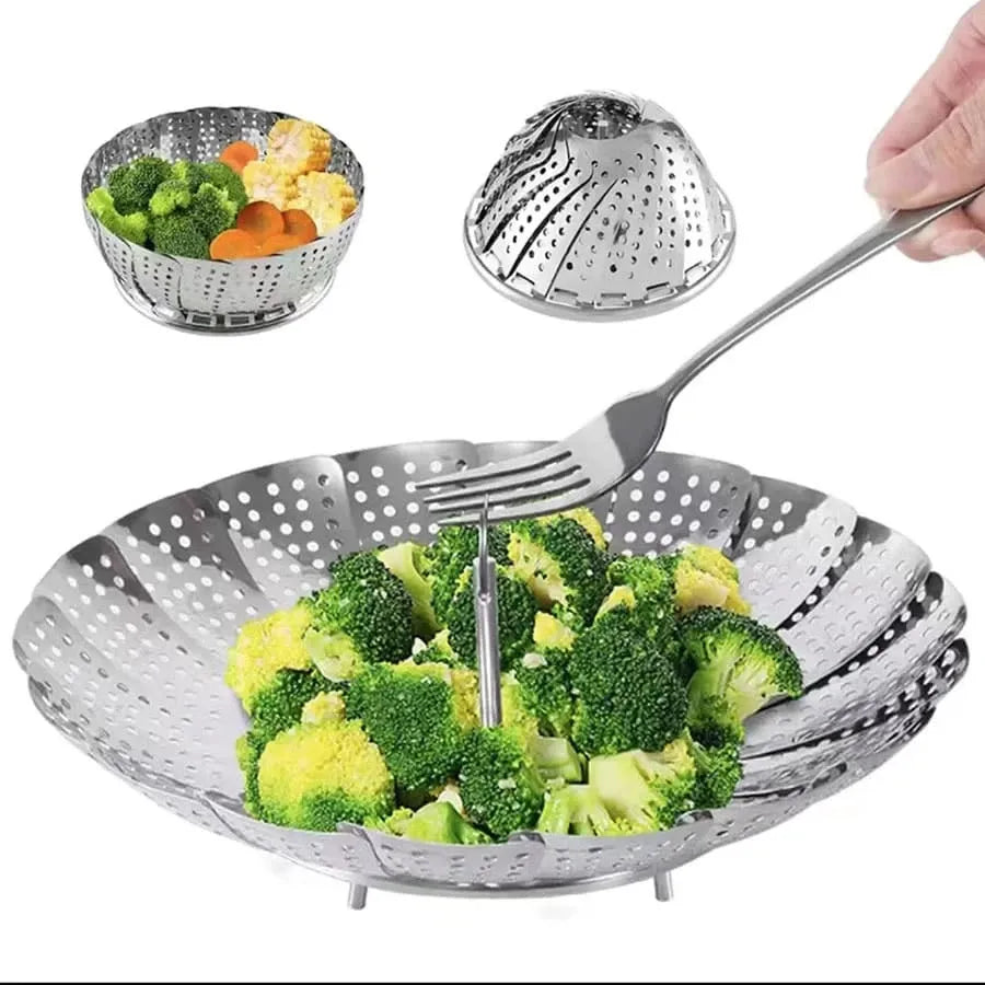 Multi-Purpose Stainless Steel Steamer Basket