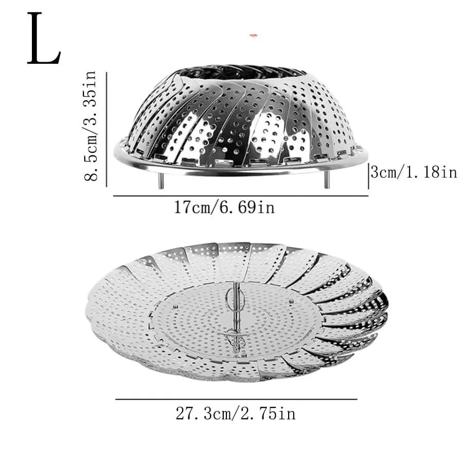 Multi-Purpose Stainless Steel Steamer Basket