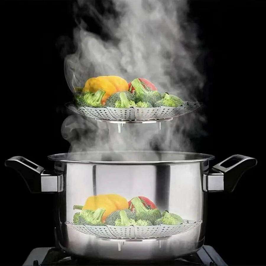 Multi-Purpose Stainless Steel Steamer Basket