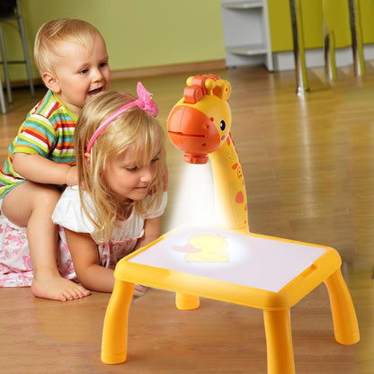 Giraffe Projection Painting Table - ROWLX.STORE