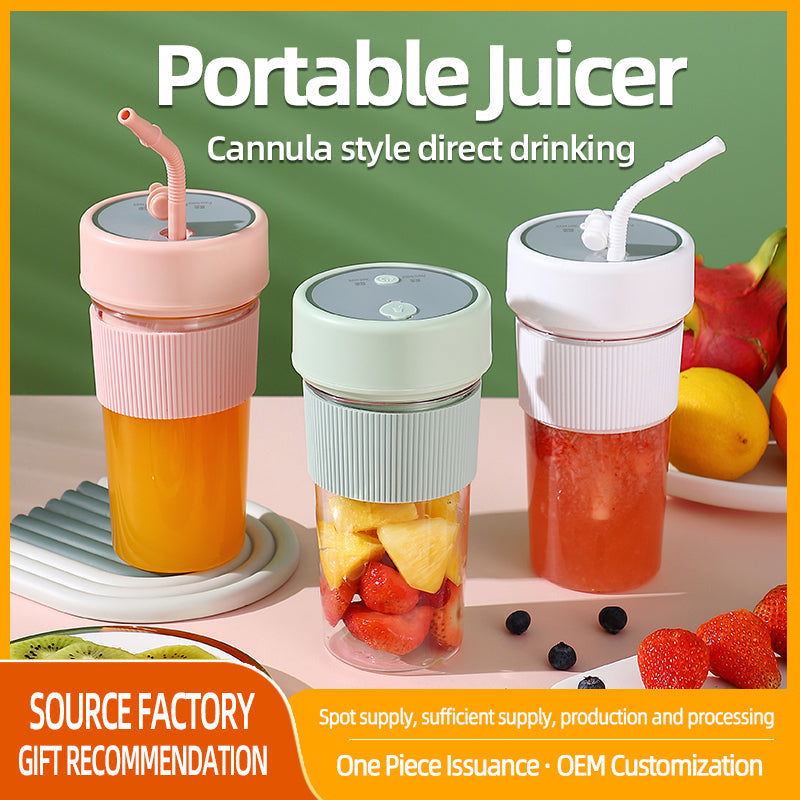 Portable Juicer Blender with Straw