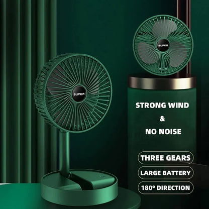 Portable Rechargeable Folding Fan - ROWLX.STORE